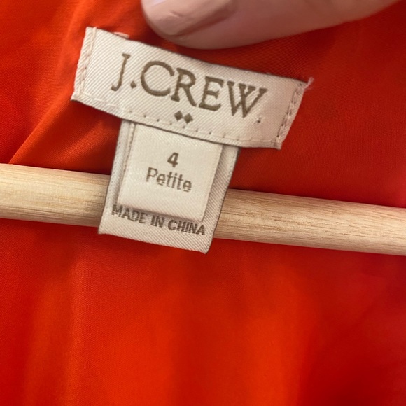 J Crew Orange Midi Dress ๐ - Picture 4 of 4